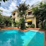 Biệt thự đẹp TT Thảo Điền, hồ bơi, sân vườn, DT 541m2, ngang 21m.