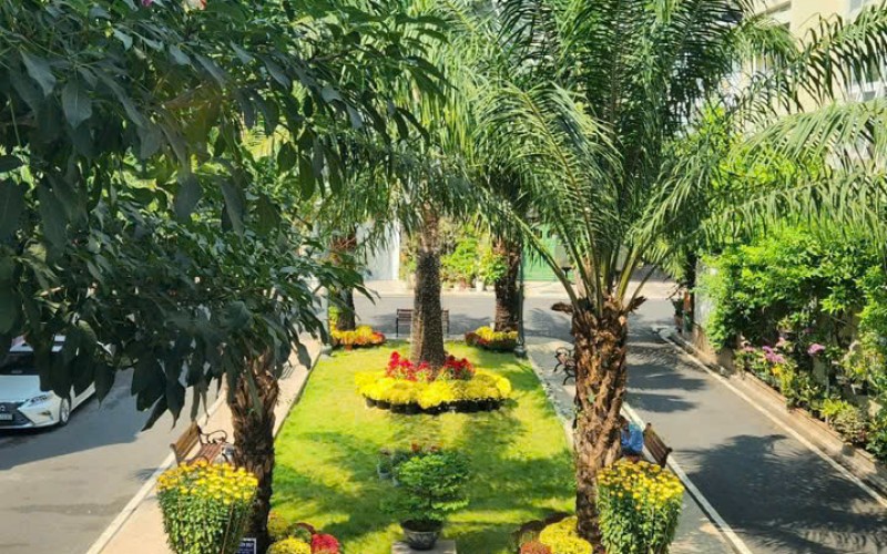 Biệt Thự Tuyệt Đẹp Khu Compound Nguyễn Trọng Tuyển P.1 Quận Tân Bình. Diện tích 8m x 22m. 4 Tầng.