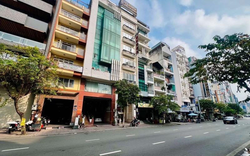 Siêu phẩm tòa nhà Mt Bạch Đằng. Dt: 5x23m. 42 tỷ-Hầm+6 lầu