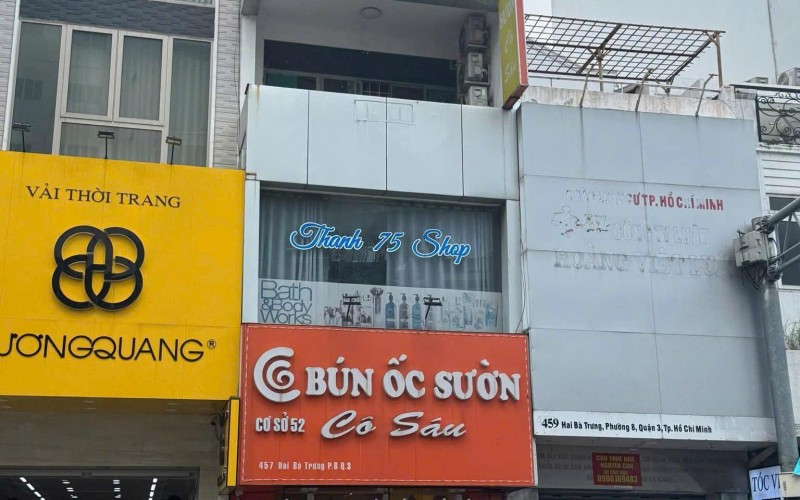 SIÊU VỊ TRÍ ! Bán nhà Mặt Tiền Hai Bà Trưng ngay chợ Tân Định Quận 3. 4,22m x 17m nở hậu 8,9m. 4 Tầng HĐT 80tr/th. Giá 49 Tỷ